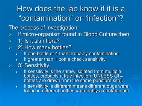 Ppt Emergency Department Blood Culture Contamination Powerpoint