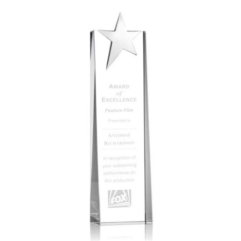 Fanshaw Star Crystal Award Ops851 Star Awards