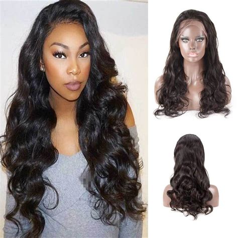 Preplucked Brazilian Body Wave 360 Lace Frontal Wig Human Hair Wig