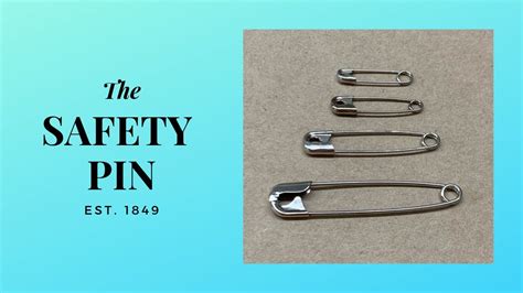 Tool Of The Week The Safety Pin History Of The Safety Pin Youtube