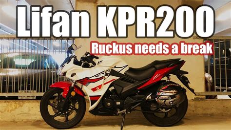 Lifan Kpr200 Ride Ruckus Needs A Break Lifan Kpr200 Youtube