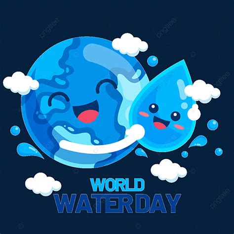Dibujos Animados Del Día Mundial Del Agua Png Dibujos Dibujos Animados