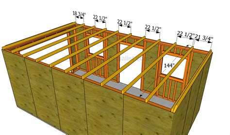 How To Build A Garage Roof Howtospecialist How To Build Step By