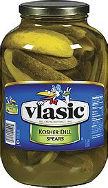 Since its introduction in 1942, it has become one of the most popular pickle brands in the united states. Vlasic Pickles Kosher Dill Spears Fresh Pack 1.0 Gal ...