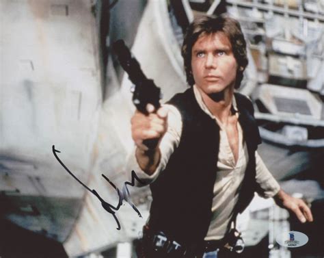 Harrison Ford Signed Star Wars Episode Iv A New Hope X Photo