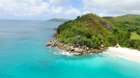 Beautiful Aerial View Of Seychelles Island Stock Image Image Of Blue