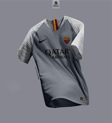 Nike As Roma 2018 19 Away Kit Based On Leaked Images