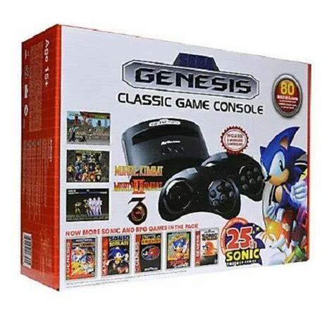 Sega Genesis Classic Mini Game Console W 80 Built In Games Used Once