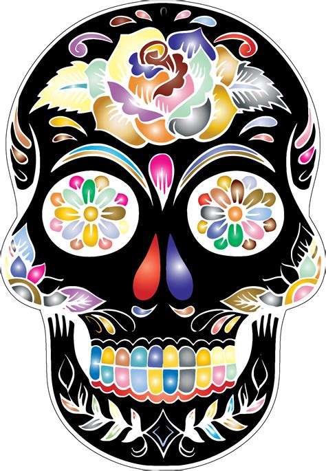 Dia De Los Muertos Skull Clip Art