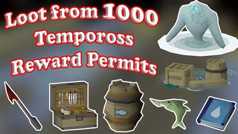 Loot From 1000 Tempoross Reward Permits Osrs Youtube