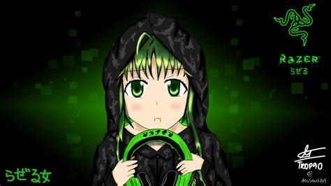 Razer Girl 1080p Hd Anime Wallpaper Fan Art By Trdp90