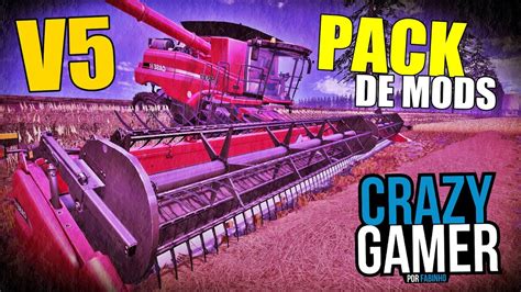 Pack Mods V5 Crazy Gamer Farming Simulator 15 Youtube