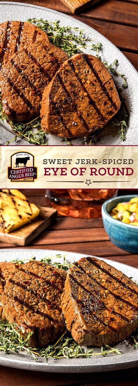 The eye of round steak is usually reserved for cubing and stewing. It takes just THREE simple steps to prepare these Sweet Jerk-spiced Eye of Round Steaks! Made ...
