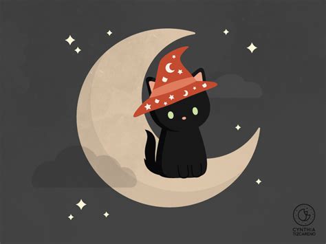 Witch Cat By Cynthia Tizcareno On Dribbble