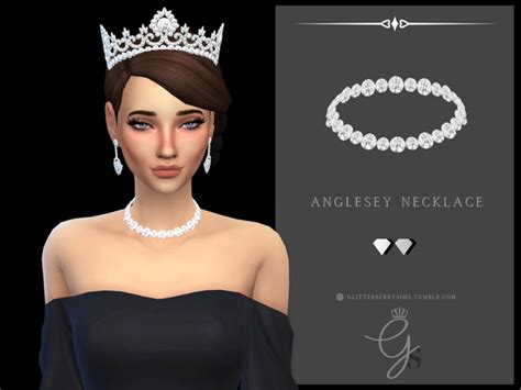 Anglesey Set Anglesey Necklace Glitterberry Sims On Patreon Planer