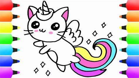 Free Unicorn Cat Coloring Pages - thiva-hellas