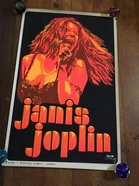 Janis Joplin 1969 Original Rare Vintage Silkscreened Etsy In 2020