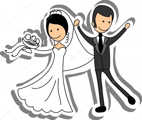 Check out our bride groom cartoon selection for the very best in unique or custom, handmade pieces from our digital shops. Wedding picture, bride and groom in love, the vector ...
