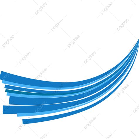 Blue Vector Lines Png