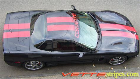 C5 Corvette Full Length Dual Racing Stripes Fit All C5s Models