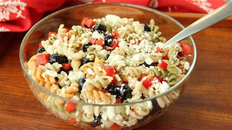 Red White And Blueberry Pasta Salad Recipe