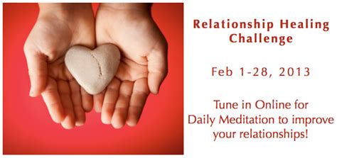 Take The 28 Day Relationship Healing Challenge Starts Feb 1st