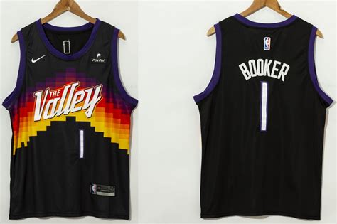 Gear up for your next phoenix game with official phoenix suns apparel including suns jerseys, playoff tees and more suns 2021 playoffs gear. Devin Booker #1 Phoenix Suns 2021 City Edition Swingman Jersey