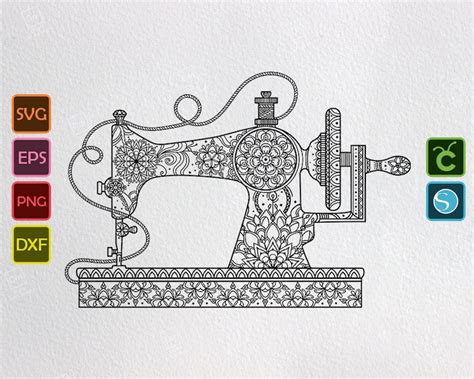 Svg Files Free Sewing Machine Mandala Svg - 53+ Amazing SVG File