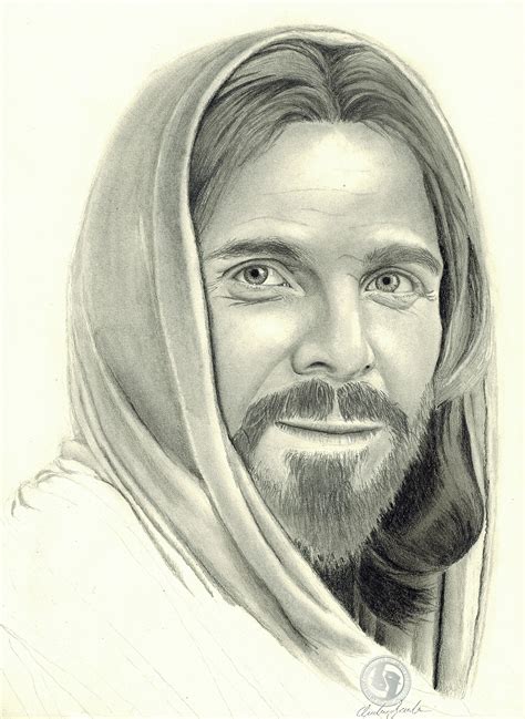 Portrait Of Jesus Drawing Of Jesus Drawing Of The Savior Portrait Of