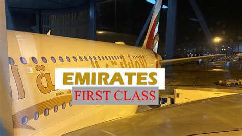 Emirates First Class A380 Dubai To Paris Ek75 Youtube