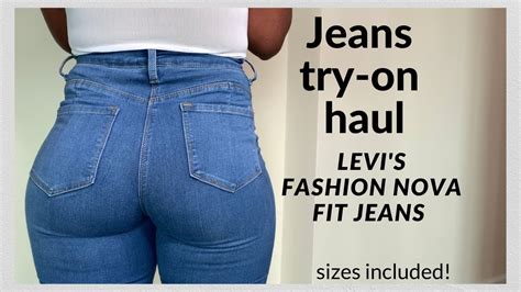 Jeans Try On Haul 2021 Levis Jeans Haul Fashion Nova Jeans Fit Jeans Review Youtube