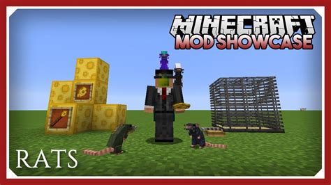 Minecraft 1122 Rats Mod Showcase Tutorial Rats Mod Spotlight