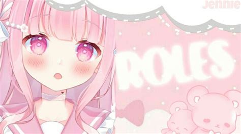 Pink Roles Banner ᨓഒ Cute Banners Banner Anime
