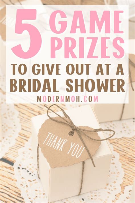 12 Bridal Shower Game Prizes Guests Will Actually Want Bridal Shower Games Prizes Bridal
