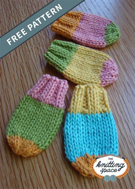 Adorable Knitted Baby Mitts Free Knitting Pattern