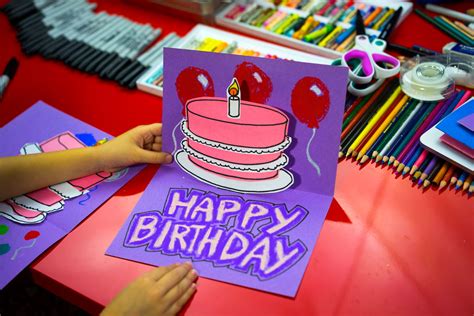 How To Make A Pop-Up Birthday Card - Art For Kids Hub