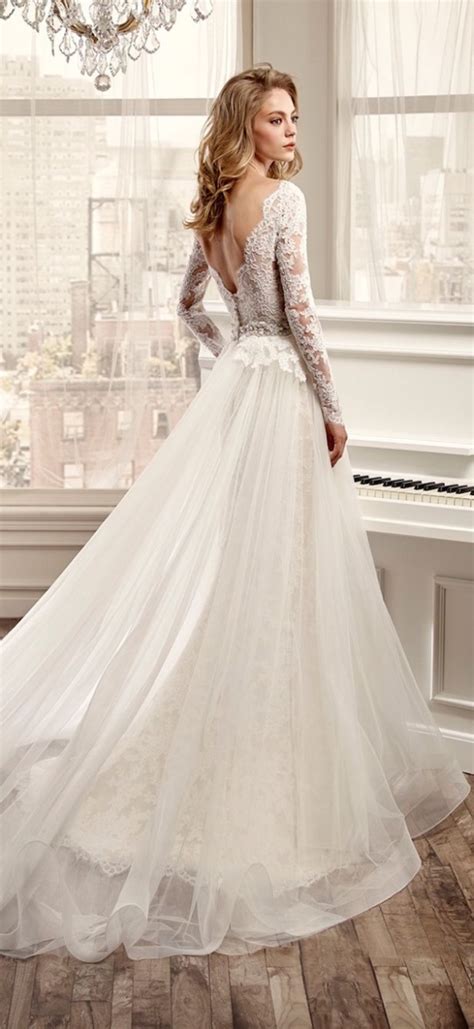 Https://tommynaija.com/wedding/long Sleeve Low Back Wedding Dress