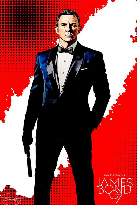 007 By Danielmurrayart On Deviantart James Bond Movie Posters Daniel