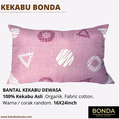 Bantal Kekabu Dewasa Bonda Pillow Shopee Malaysia