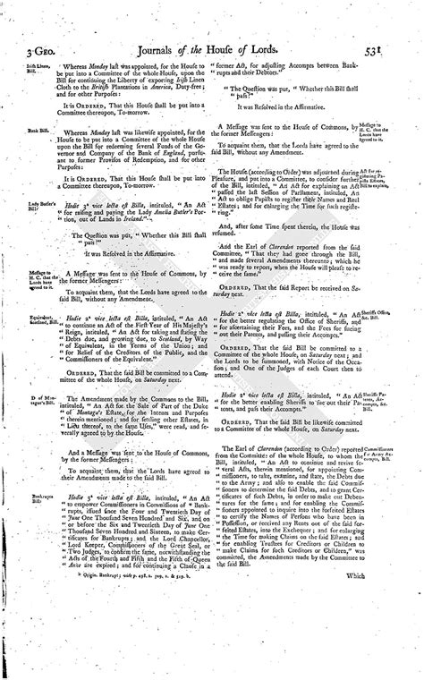 House Of Lords Journal Volume 20 4 July 1717 British History Online