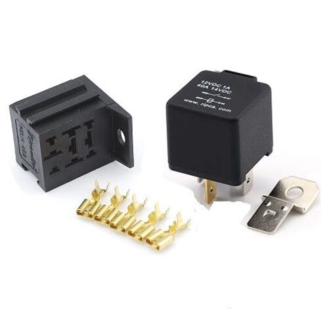 Pin #30 (common) and pin #87a (normally closed) are connected. 12V 4 Pin 40 Amp Normally Open Automotive Relay with ...