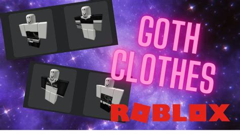 Best Roblox Group With Goth Clothes Youtube