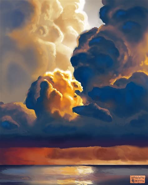 Artstation Cloud Paintings I Madeleine Wynne Clouds Cloud