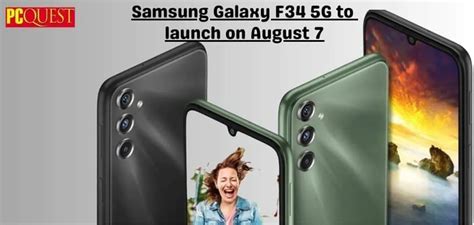 Samsung Galaxy F34 5G To Launch On August 7 With No Shake Camera And