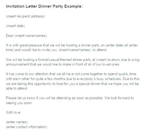 Business Dinner Invitation Template Email Will Be A Thing Of The Past