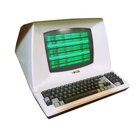 Practical 1970s Vducomputer Terminal For Mainframe Access Electro Props Hire
