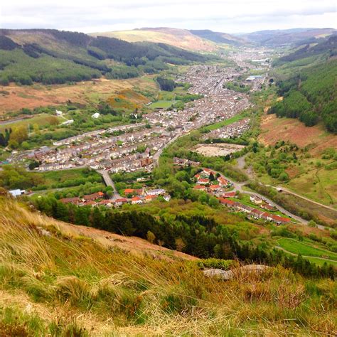 Beautiful Rhondda Valley Wales Wales Uk South Wales Wales England