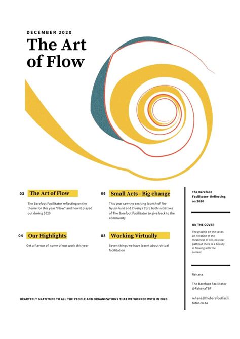 The Art Of Flow The Barefoot Facilitator 2020 In Review The Barefoot