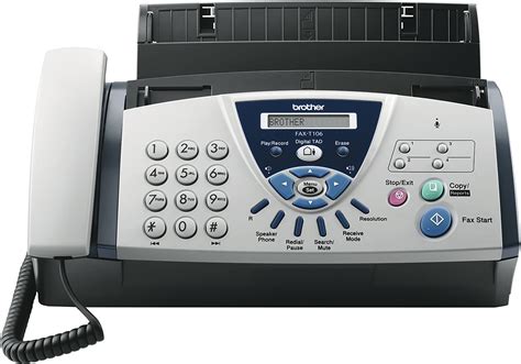 Brother Fax T106 Plain Paper Fax Machine Uk Stationery