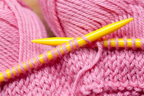 Knitting With Wool Stock Photo Image Of Warm Knitting 19254286
